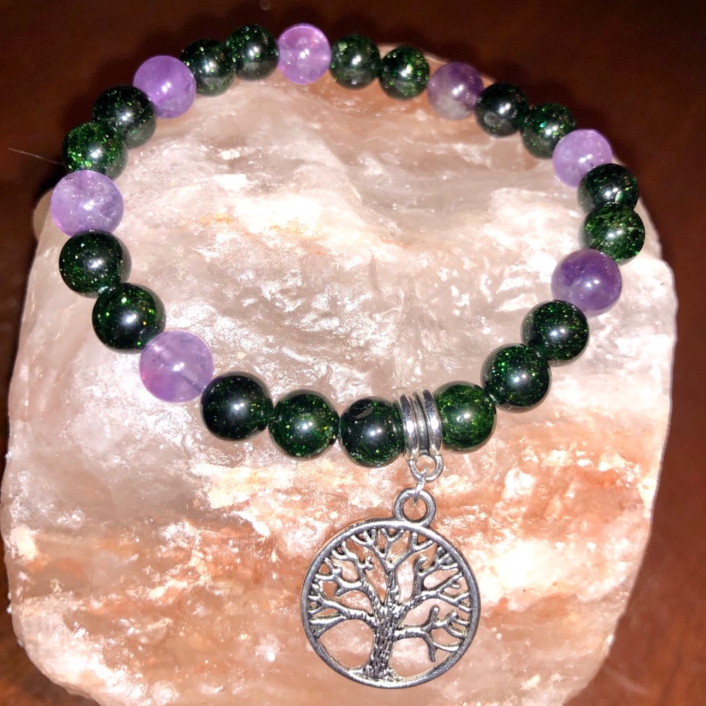 Authentic Gemstone Beaded Bracelet
